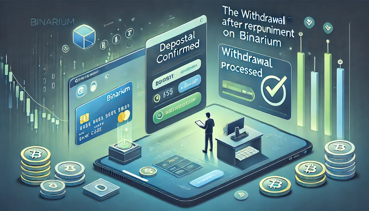 Вывод средств после пополнения на Binarium 